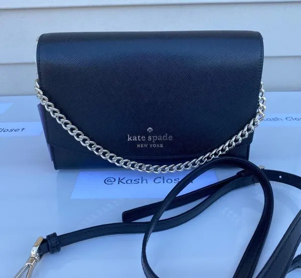 Kate Spade Black Carson Crossbody Purse - Image 4