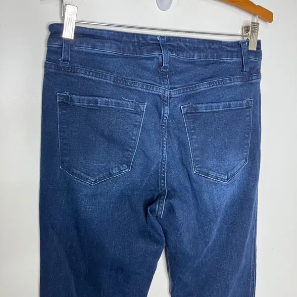 Vervet Flying Monkey high rise flare jeans blue women's size 28 trendy modern western‎ - Image 7