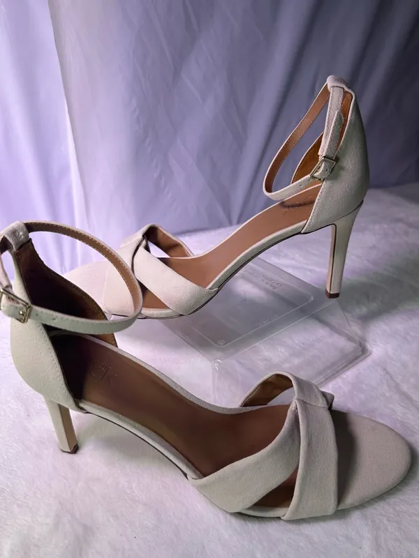 Nordstrom Rack Women’s Ivory Ankle-Strap Stiletto Heels - Image 3