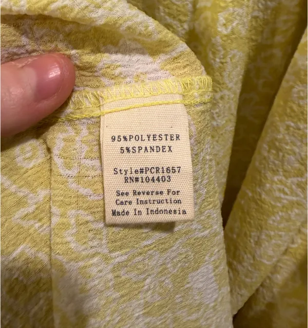 Perch by Blu Pepper Flutter Sleeve Square Neck Floral Maxi Dress Yellow - Image 5
