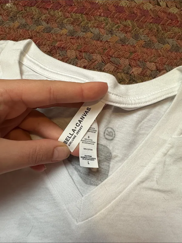 DOS XX BEER White V-Neck Logo T-Shirt - Image 2