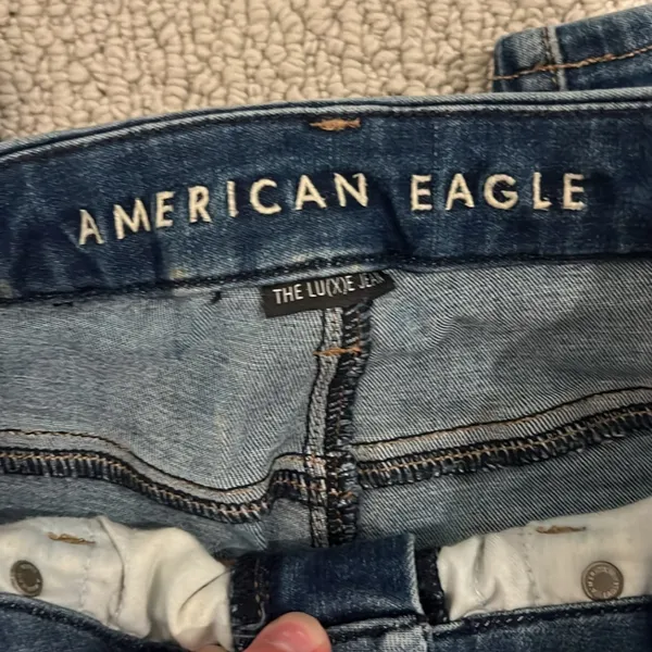 American Eagle Outfitters Dark Blue Women's Jeans - Image 2