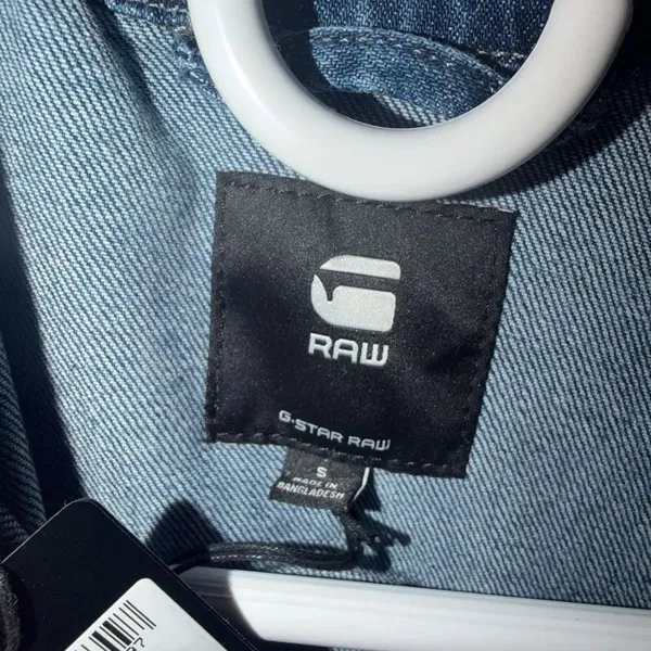 G-star Raw Blue Denim Jeans Stretchy Jacket(Size Small) - Image 11