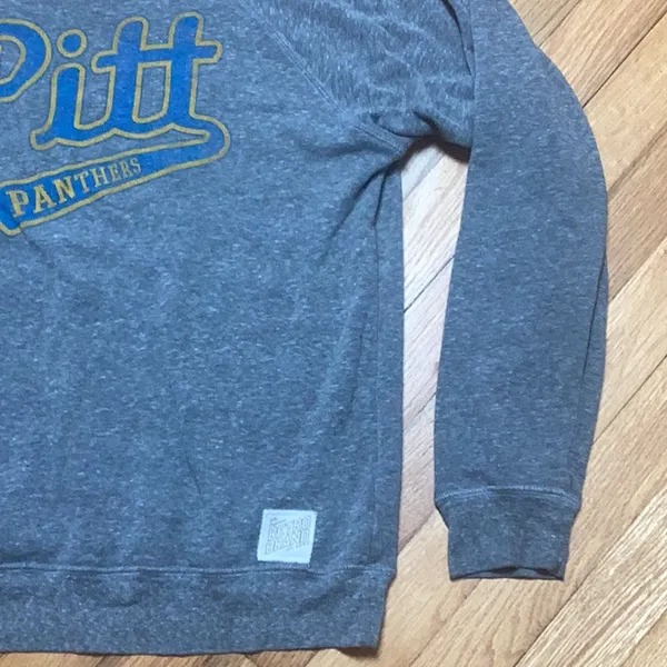 Pitt Panthers Original Retro Brand gray sweatshirt unisex size small - Image 3