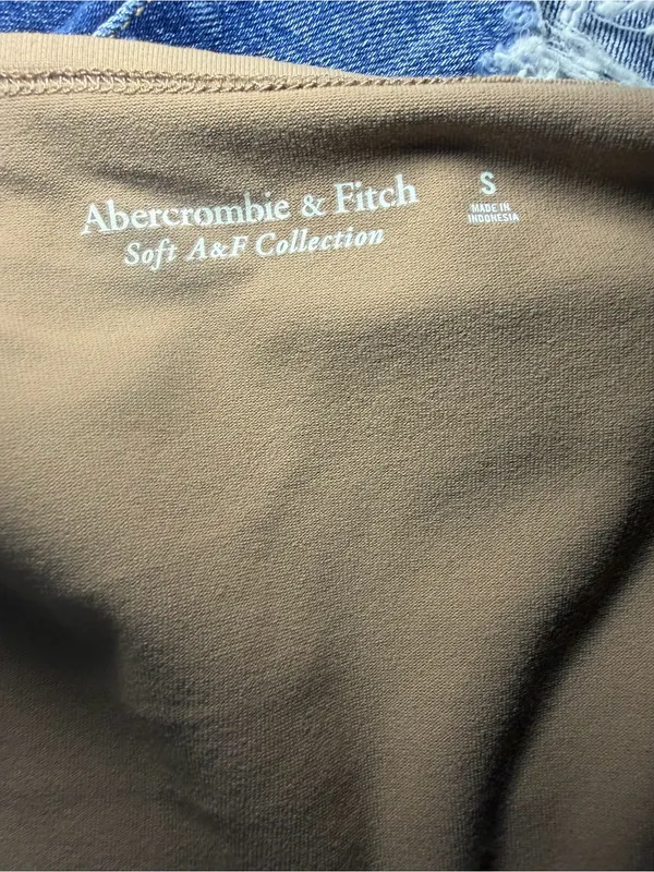 Abercrombie & Fitch Soft A&F Double-Layered Seamless Corset Bodysuit Small - Image 6