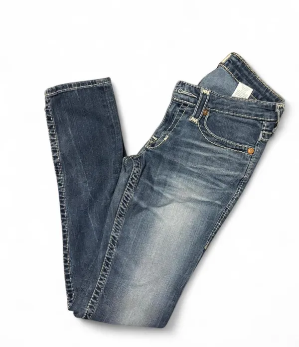 Big Star Maddie Boot Jeans Womens 26R Mid Rise Bootcut Blue Stretch Denim 26R - Image 4