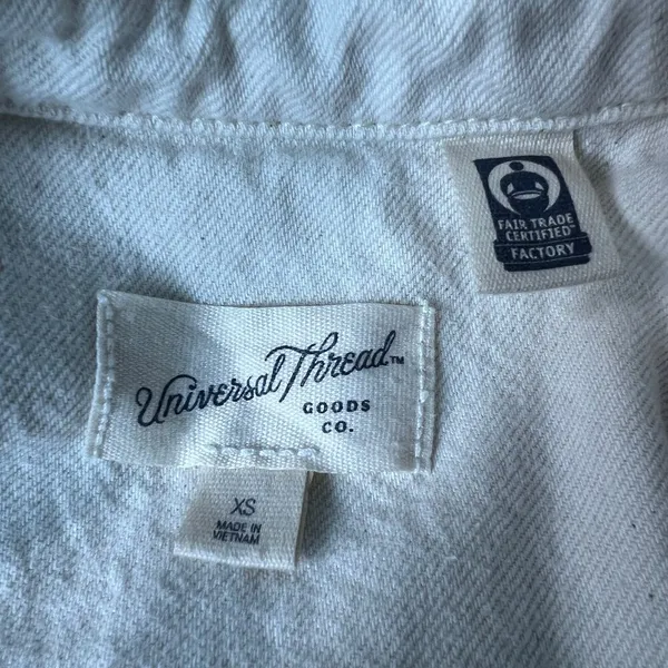 Universal Threads Mini Shirt Dress Womens XS Western Boho Country Coastal Cowgirl - Image 3