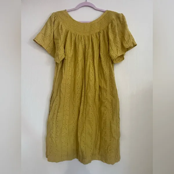 Old Navy Yellow Midi Dress - Image 4