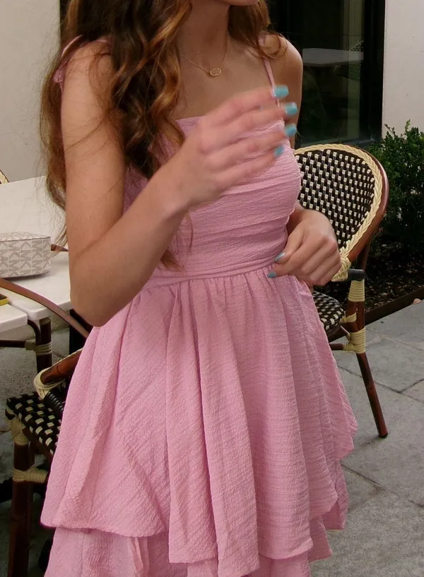 pink dress Size XS - Image 2