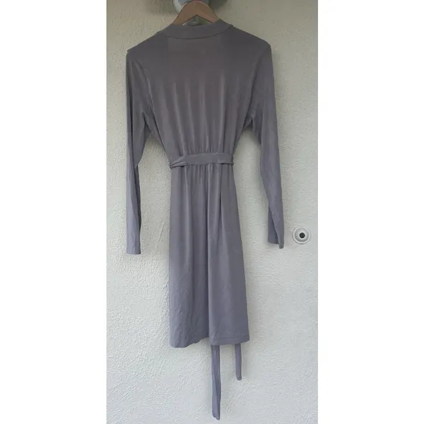 Kyte Living Women's XS/S Gray Bamboo Robe Baby Lounge Buttery Soft Lightweight - Image 3