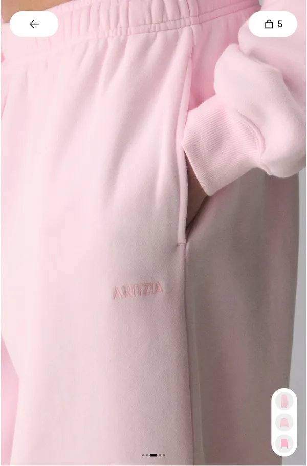 Aritzia cozy sweatfleece mega baggy balloon joggers - Image 4