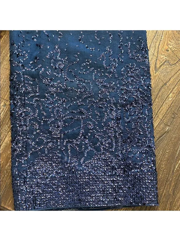 Anthropologie Maeve The Colette Embellished‎ Sequin Wide-Leg Jeans 16W NWT - Image 9
