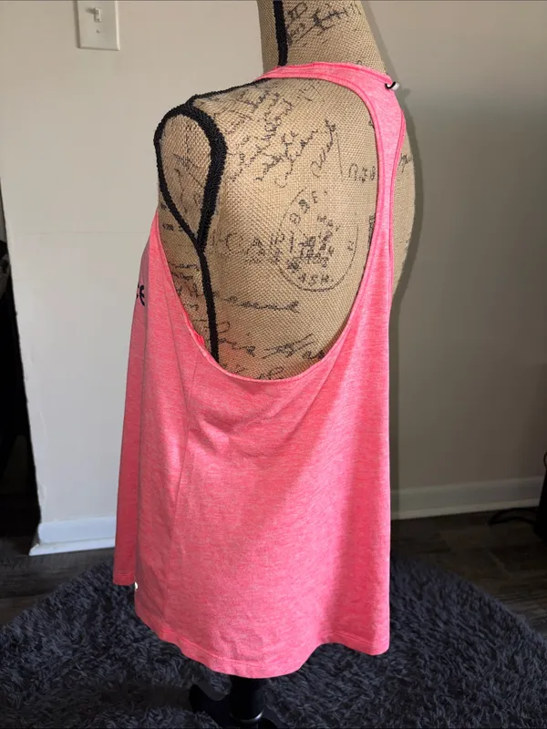 New Balance Neon Pink Racerback Workout Tank - Image 2