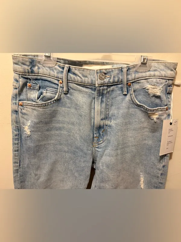 Mother Superior The Rascal ankle undone distressed size‎ 25 Sample Blue - Image 11