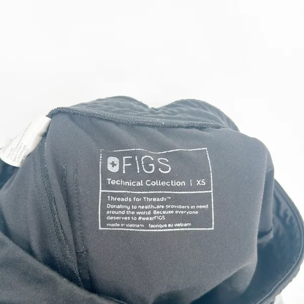 FIGS Womens Black Zamora Jogger Technical Collection Nursing Scrub Pants Size XS - Image 5