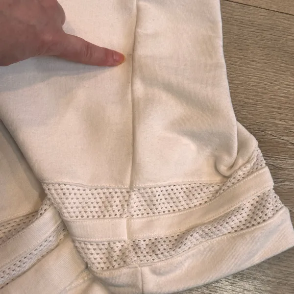 SCOTCH & SODA MAISON‎ SCOTCH cream mesh inset sweatshirt dress size Small S - Image 7