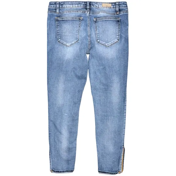 MISS ME Jeans Ankle Skinny Women’s 30 x 26.5 Distressed Medium Wash Split Hem - Image 2