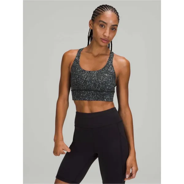 Lululemon Energy Bra Long Line Medium Support, B–D Cup - Size 6 - Image 3