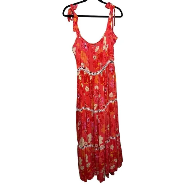 Anthropologie Z&L Floral Cover Up Dress Sz. M - Image 4