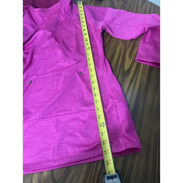 North Face Hoodie Women XS Pink Light Weight Sweater Flex Mountain Athletics - Image 7
