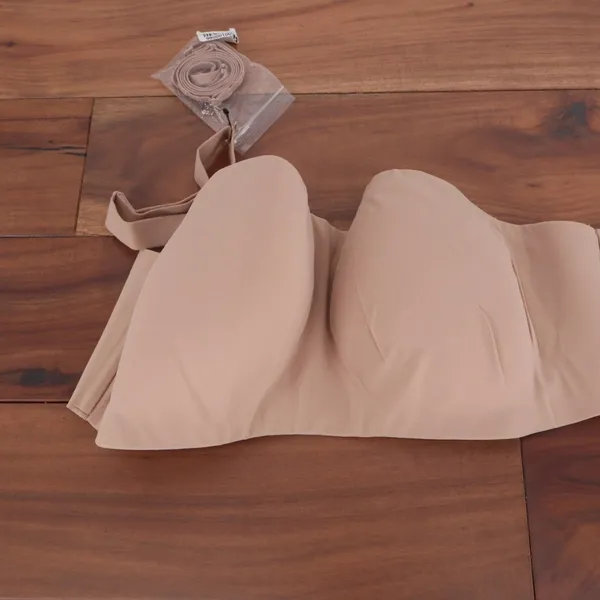 Calvin Klein Adapt Bandeau Bra Womens XL Cedar Strapless Wireless Full Coverage - Image 2