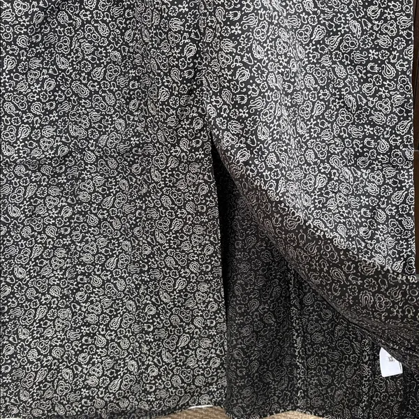 EUC Madewell Cap Sleeve V Neck Midi Dress Floral Cupro Blend Size 4 Retail $128 - Image 9