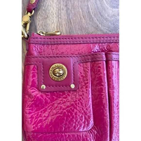 Vintage MARC JACOBS Small Pink Gold Crossbody small shoulder Bag Rare - Image 2