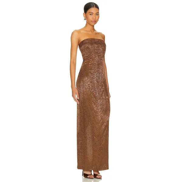 NWT Lovers & Friends Amalia Gown Maxi Dress Size M Glam Wedding Guest *READ* - Image 3