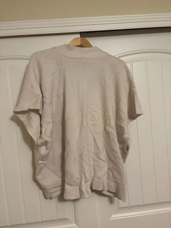 Vineyard Vines With Cashmere Sweater XS/S Xtra Small Small Ivory Cashmere Blend - Image 2