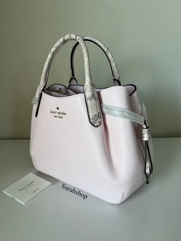 Kate Spade Dumpling Pebble and Snake Embossed Small Satchel Bag - Image 2