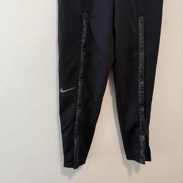 Nike City Ready Black Snap Front Pants Size Small - Image 3