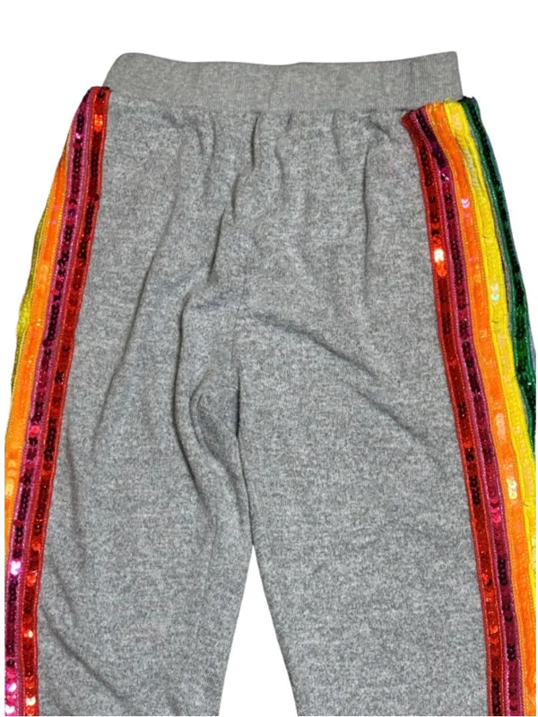 Lola + The Boys Rainbow Sequin Tracksuit Set Women’s Small - Image 9