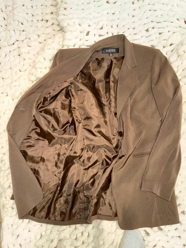 Brown Blazer Kasper - Image 4