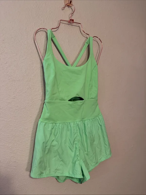 Free People Movement Righteous Runsie in Neon Lime Size Small - Image 5
