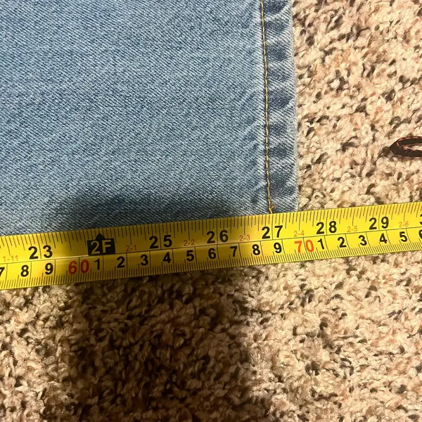 Cotton On Distressed‎ Mom Jeans Light Blue Wash Ripped Knee Casual Denim 30Waist - Image 5