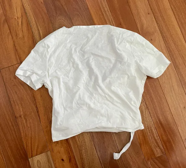 Brandy Melville White Wrap Tie Top - Image 6