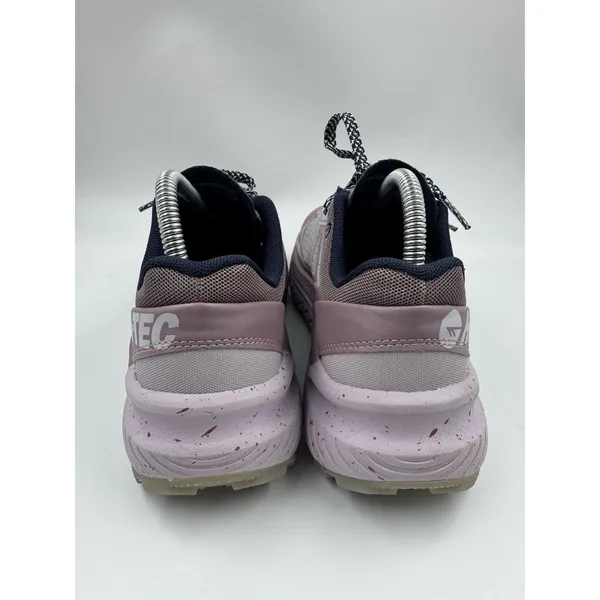 Hi-Tec Women Trail Shoe Athletic 7.5 Breathable Mesh, Lace Up, Lilac, Purple - Image 4