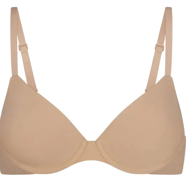 SKIMS Fits Everybody T-Shirt Demi Bra Clay‎ BR-UWR-2294 size 32D - Image 2