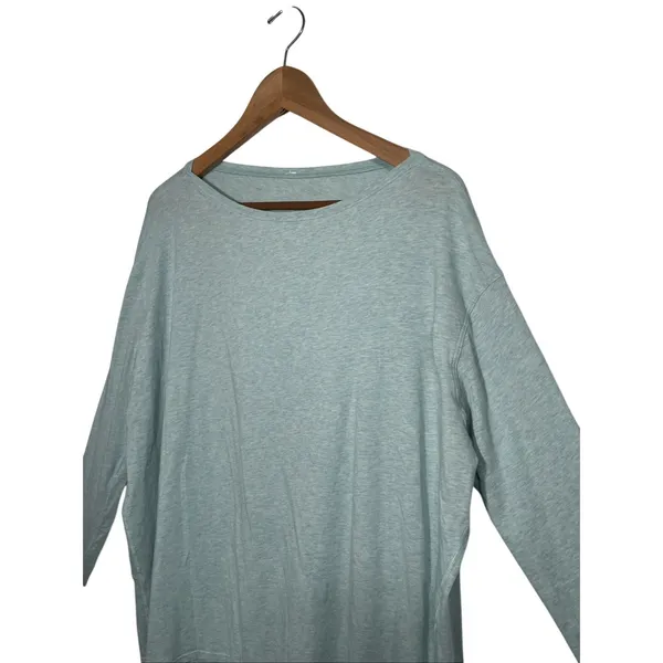 Lululemon Light Blue Long Sleeve Tunic Top Oversized Relaxed Fit Women's Size‎ M - Image 6