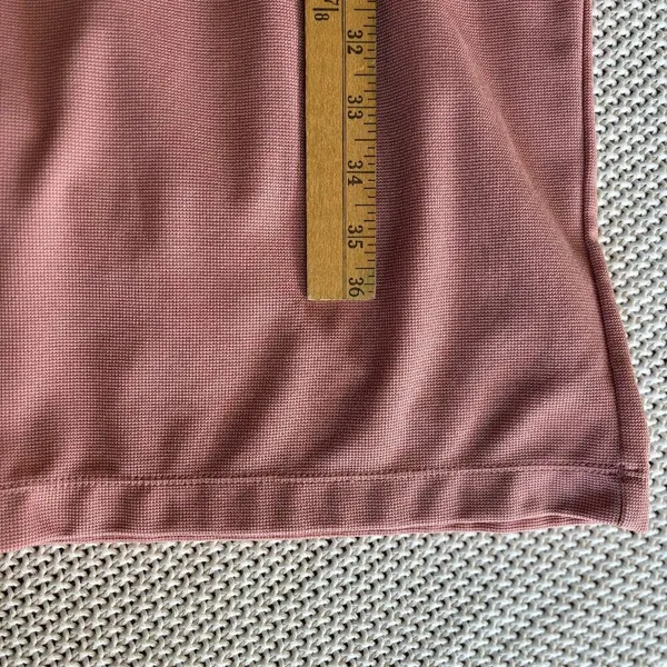 Halara High Waisted Plicated Side Pocket Wide Leg Waffle Work Pants Pink Small - Image 11