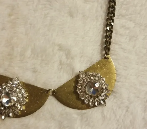 Costume Fashion Jewelry Rhinestone Necklace - Image 4
