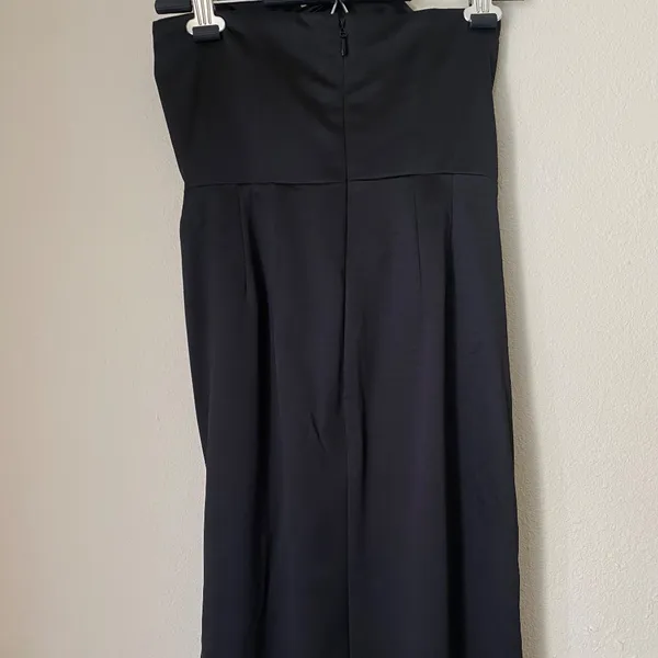 House of CB Adrienne black satin strapless corset maxi dress NWOT size S A-C - Image 10