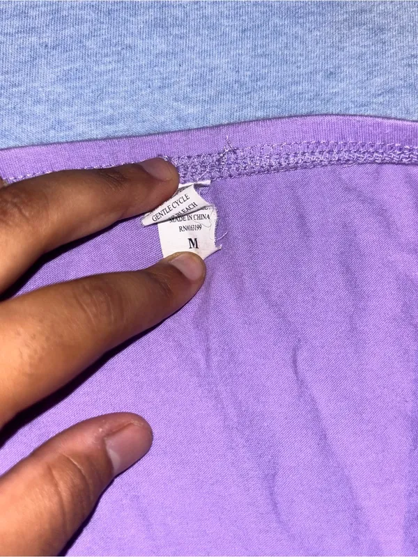 Ruched Side-Tie Strapless Tube Top in Lavender - Image 2