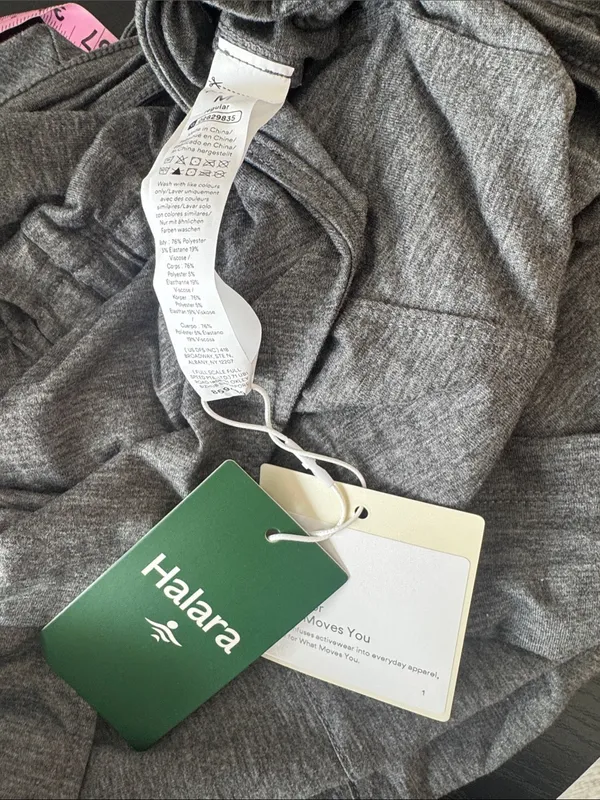 Halara - NWT Gray Sleeveless Drawstring Pocket Harem Jumpsuit Sz M - Image 11