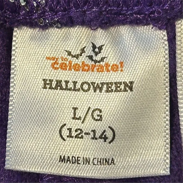 Celebration Women's L Purple Halloween‎ Ghost Print Sweatpants - Image 5