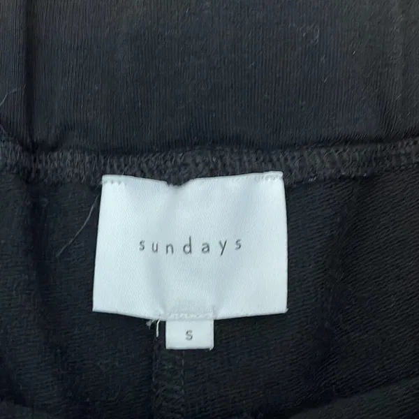 Sundays Womens Scarlet Cotton Blend Bow Tie Waist Paperbag Shorts Black Size Sma - Image 6