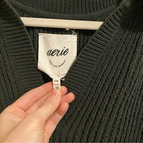 Aerie Chenille Knit Pullover size Large - Image 7