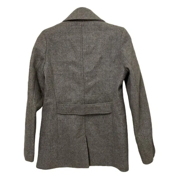 Old Navy Women’s Peacoat XS Gray Double Breasted Winter Jacket Coat - Image 8