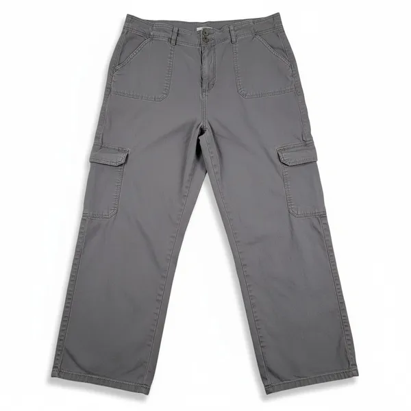 Re Generation Celebrity Pink Womens Cargo Pants Size 16 Gray Relaxed Utility Fit - Image 3