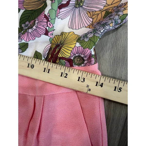 Tuckernuck Wildflower Fields Adalie Jumpsuit Pink Floral Stretch Elegant 6 $298 - Image 7